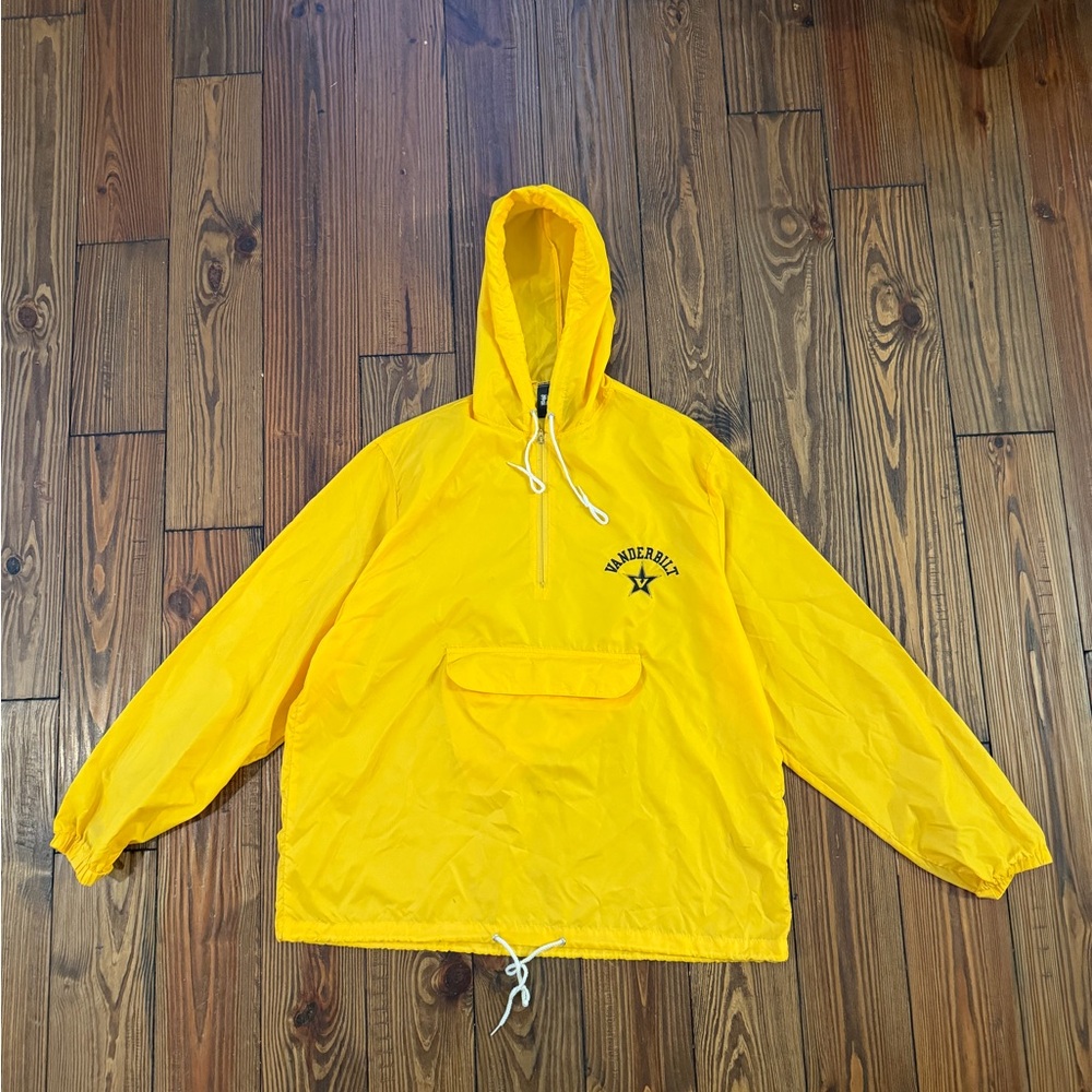 Vanderbilt Commodores Yellow Windbreaker Men's Size  XL
